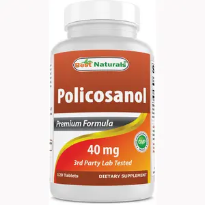 Best Naturals Policosanol 40mg 120 Tablets - Promotes Healthy Cardiovascular Function