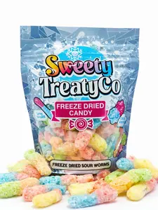 Viral Freeze Dried Sour Worms | Crunchy Freeze Dried Candy | Sweet & Sour TikTok Candy | SweetyTreatyCo