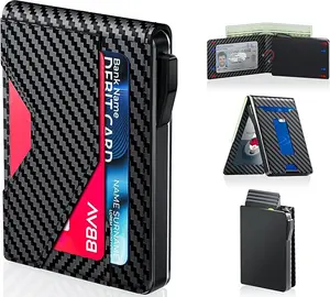 RFID Blocking Bifold Wallet With Card Dispenser