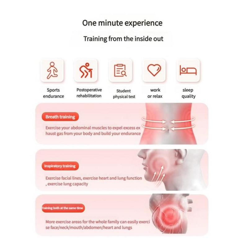 2025 New Breathing Dumbbell Trainer – Adjustable Respiratory Resistance, Portable Lung Capacity & Abdominal Breathing Exercise Device, Fitness & Home Workout Equipment