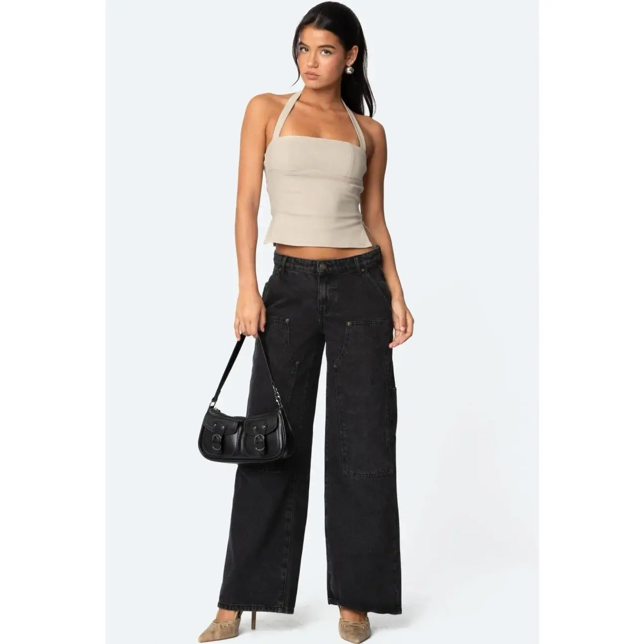 Ayla Low Rise Baggy Carpenter Jeans