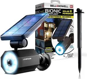 Bionic Spotlight Motion Solar Spot Lights Outdoor Waterproof, Landscape Light, Outdoor Solar Yard Lighting Weather Resistant, Super Bright LED Lights, for Garden, Lawn As Seen On TV