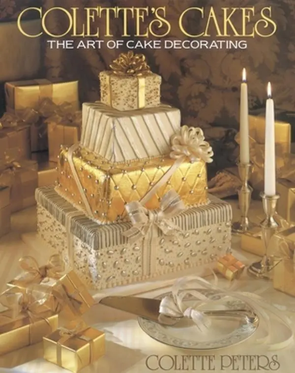 Used Hardcover Book - Colette's Cakes: The Art of Decorating by Colette Peters (English) - Wedding Cake Ideas, Decorating Techniques, Templates, Illustrated Throughout, Eye-Popping Color Photographs