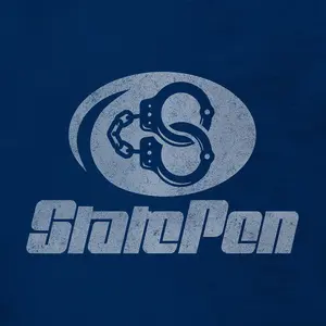 Prison Shirts: State Pen Parody College Logo - Funny Convict Shirt