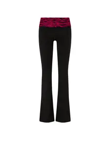 PINK All-Day Cotton™ Foldover Flare Leggings PINK All-Day Cotton™ Foldover Flare Leggings