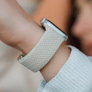 Premium Stretchy Woven Nylon Loop Band for Apple Watch