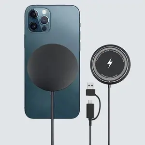 Magnetic Wireless Charger PD 1-to-2 for Smartphone and Cellphone
