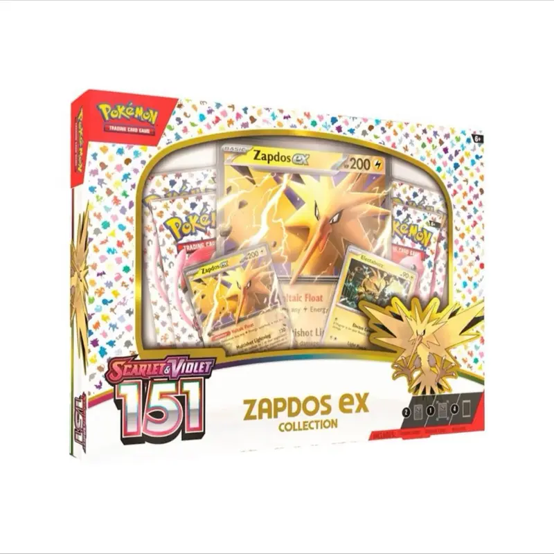 Pokémon TCG: Scarlet and Violet - 151 Zapdos EX Collection Box