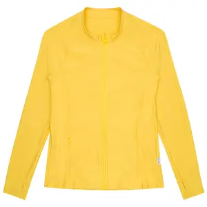 Women's Long Sleeve Rash Guard with Pockets | "Yellow"