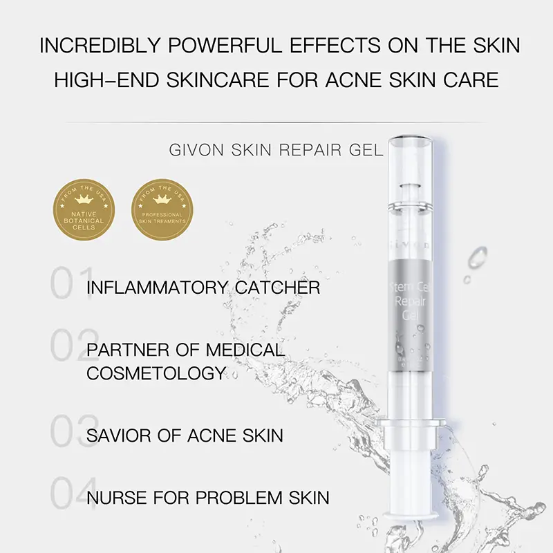 GIVON Skin Repair Gel surface zits on the go Skincare Acne  Moisturizers Skincare Acne Flower