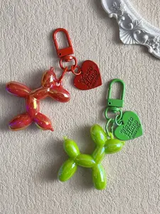 1pc Balloon Dog Keychain for Women Teen Girls Cute Designer Bag Charm for Backpack Purse Tote Handbag Bookbag Cute Charms Keychain