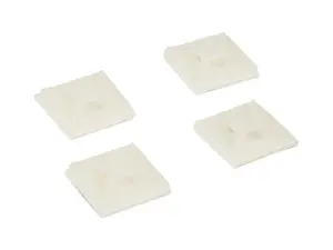 Startech CBMCTM1 0.12 in. CB Tie Mounts wit Adhesive Tape Wide Ties - Pack of 100