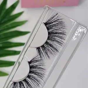 Y2K Glamour False Eyelashes 20mm-25mm Spiky Spaced Faux Mink Lashes with Flexible Band for Club Nights & Gen Z Fashion