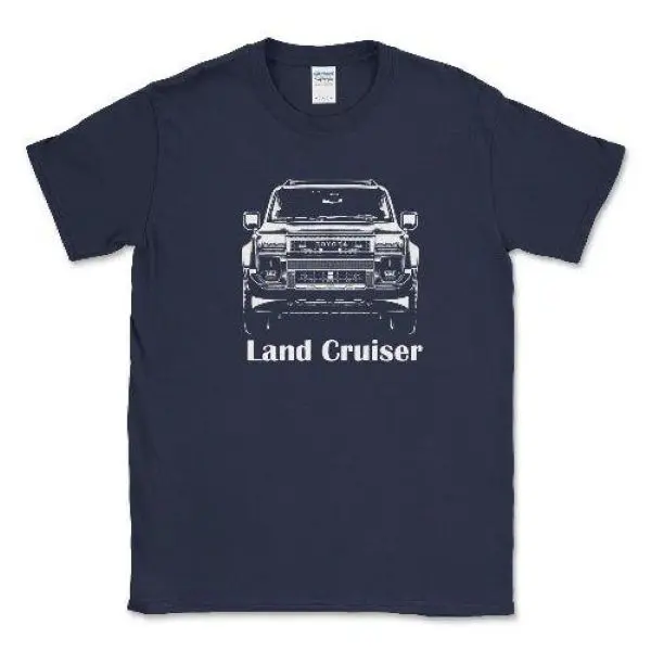 Men's Big and Tall-Toyota 2025 Land Cruiser Shirt Casual Classic Collar Cotton Fabric Menswear