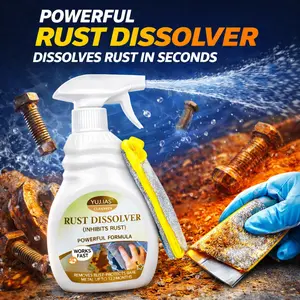 Rust Dissolver Spray – Fast Rust Remover for Metal, Spray & Wipe, with Free Cleaning Cloth