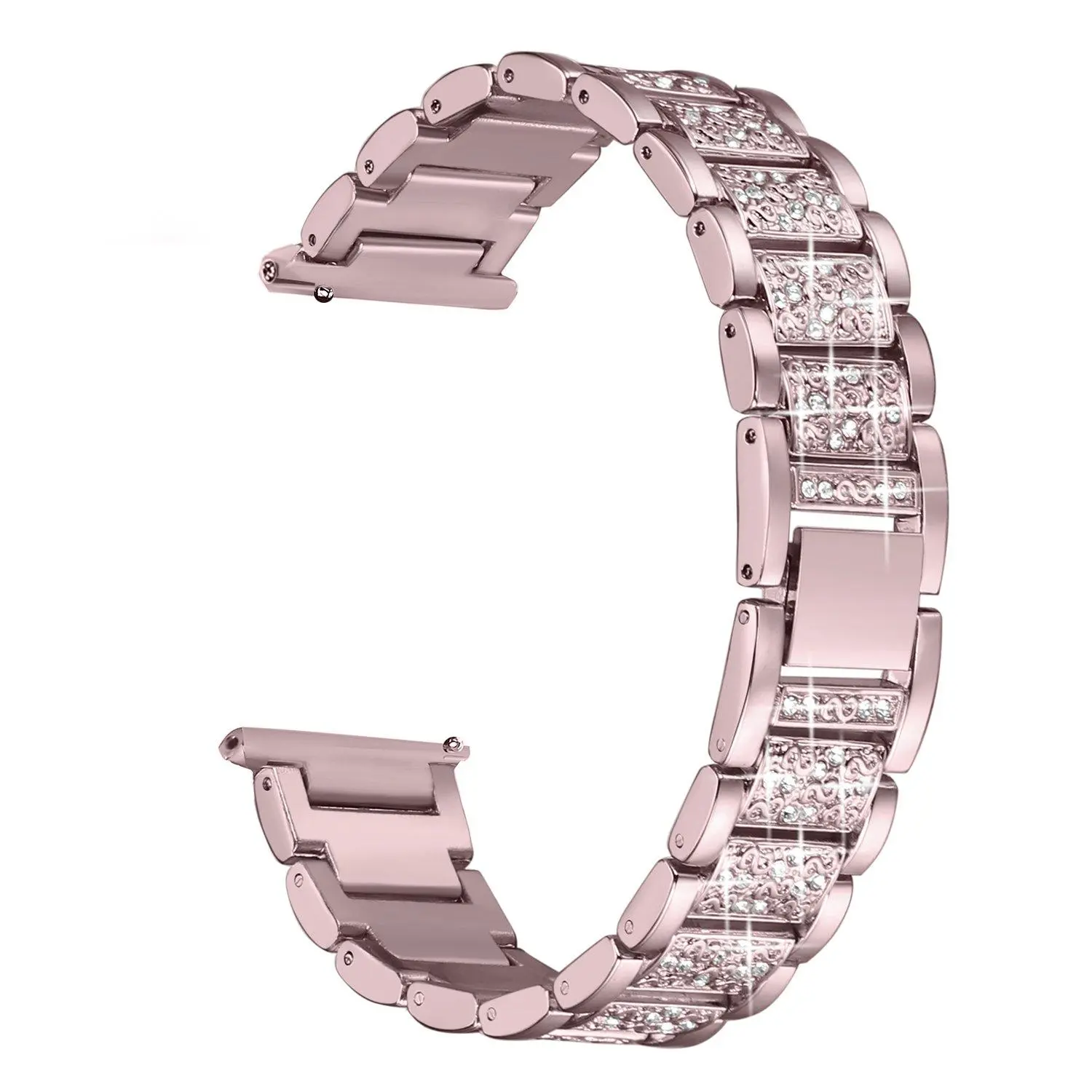 Rhinestone Decor Watch Band (Band Only), Fashionable Watch Band for Women, Smart Watch Accessories, Wearable Tech Accessories, Smart Watch Straps Compatible with Fitbit Versa/Versa 2/Versa Lite, Smartwatch Strap