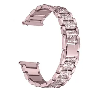 Rhinestone Decor Watch Band (Band Only), Fashionable Watch Band for Women, Smart Watch Accessories, Smart Watch Straps Compatible with Fitbit Versa/Versa 2/Versa Lite