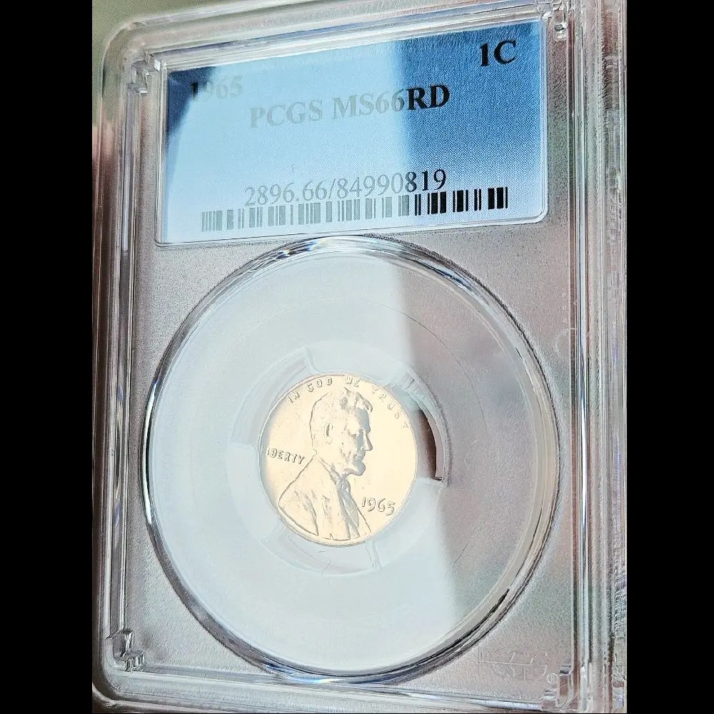 1965 PCGS MS66 RD 1C
