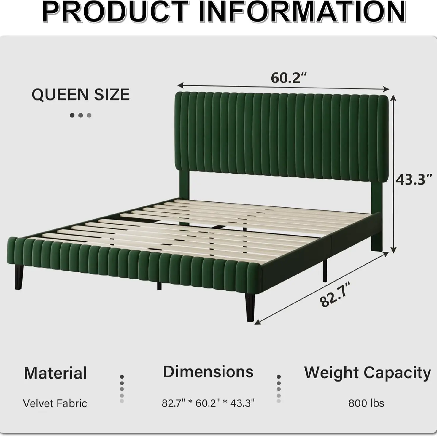 Queen Size Green