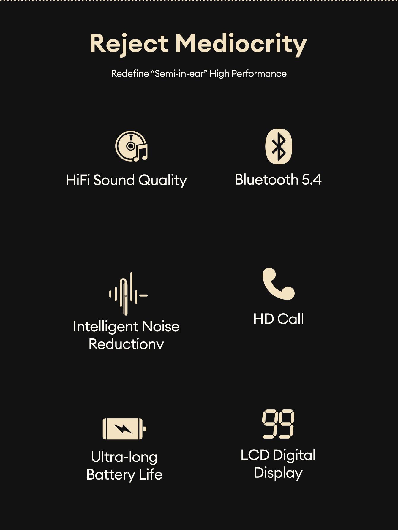 PAXA YX66 Four-Leaf Clover Wireless Earbuds with Bluetooth 5.4, Stable Connection, ENC Call Noise Cancellation, Super Stereo Sound, Luxury Retro Jewelry-Style Design for Women, Elegant Charging Case, Compatible with Android & iOS, Ideal Gift for Girls