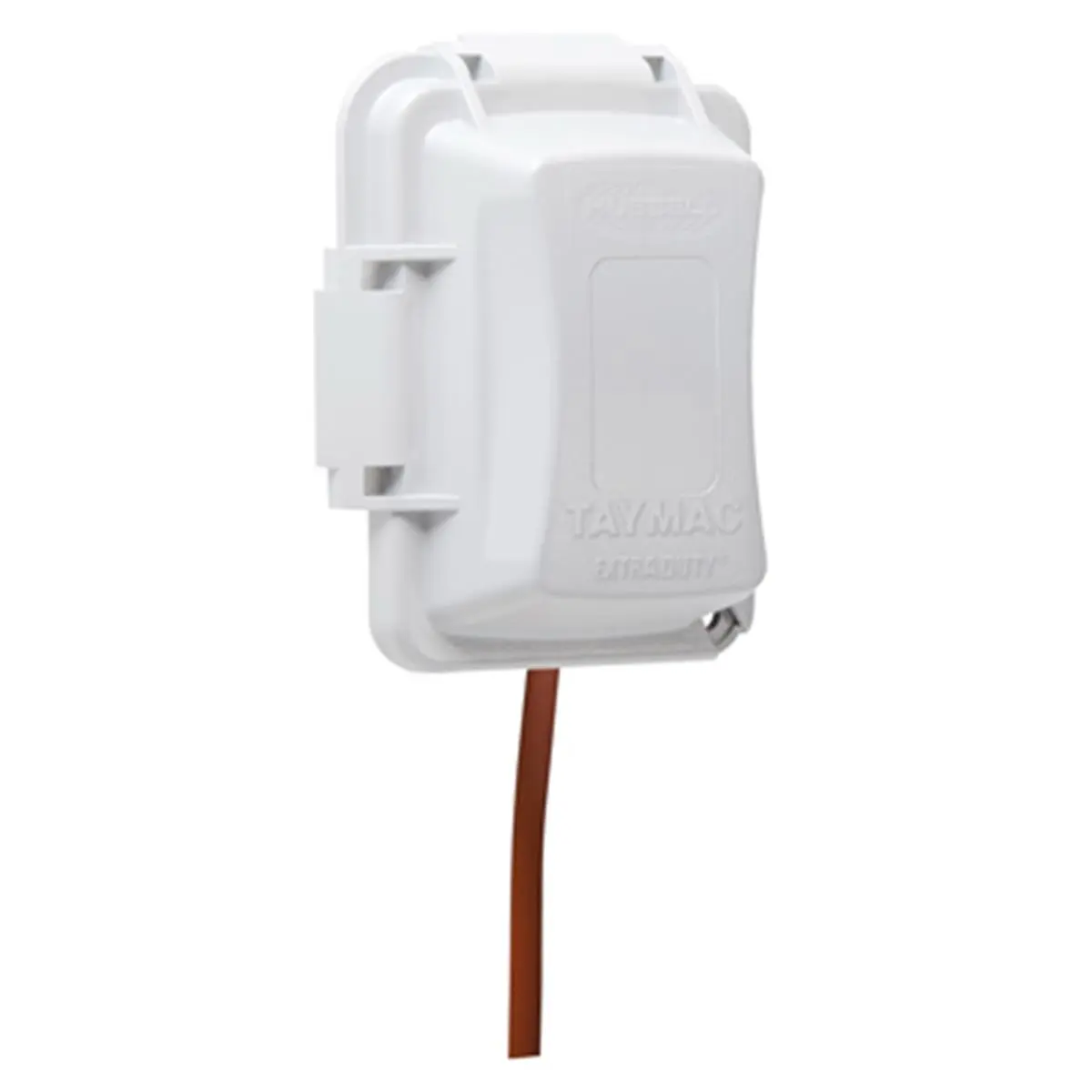 Raco 1-Gang Standard Outdoor Mountable Electrical Socket Cover, High Quality Polycarbonate Construction, Quick Fit Keyhole Mounting System, Superior Quality Performance, Value for Money Modern Aesthetic Accessory