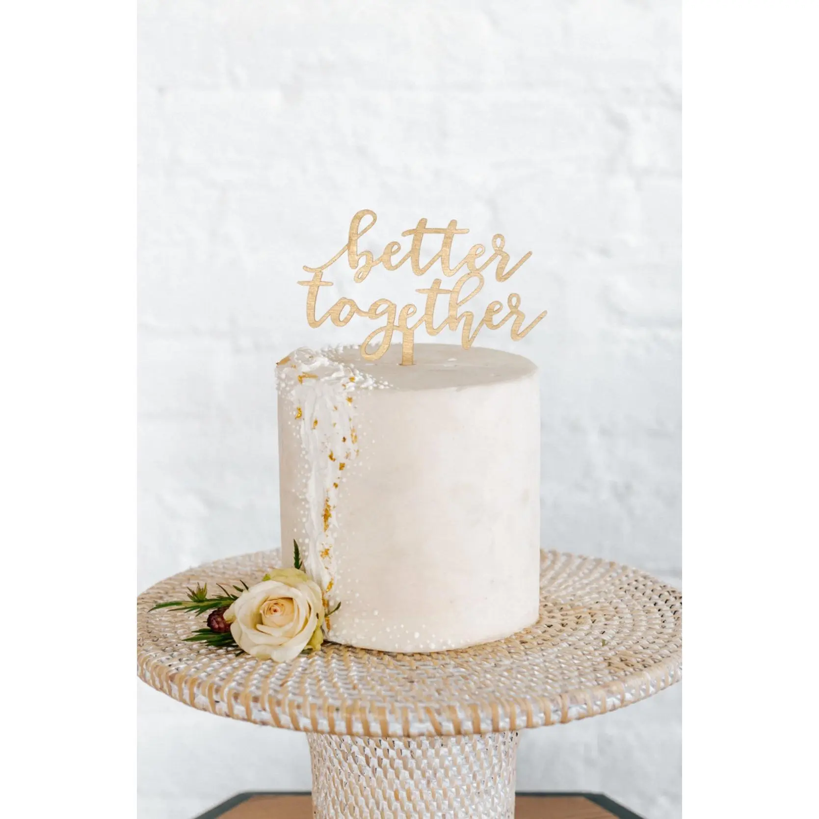 "Better Together" Cake Topper