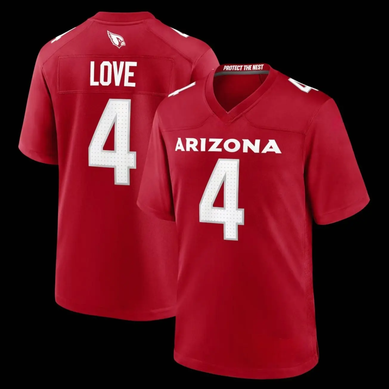 Unisex Football Love Arizona Alternate Draft First Round Pick No. 3 Team Game Jersey - Cardinal