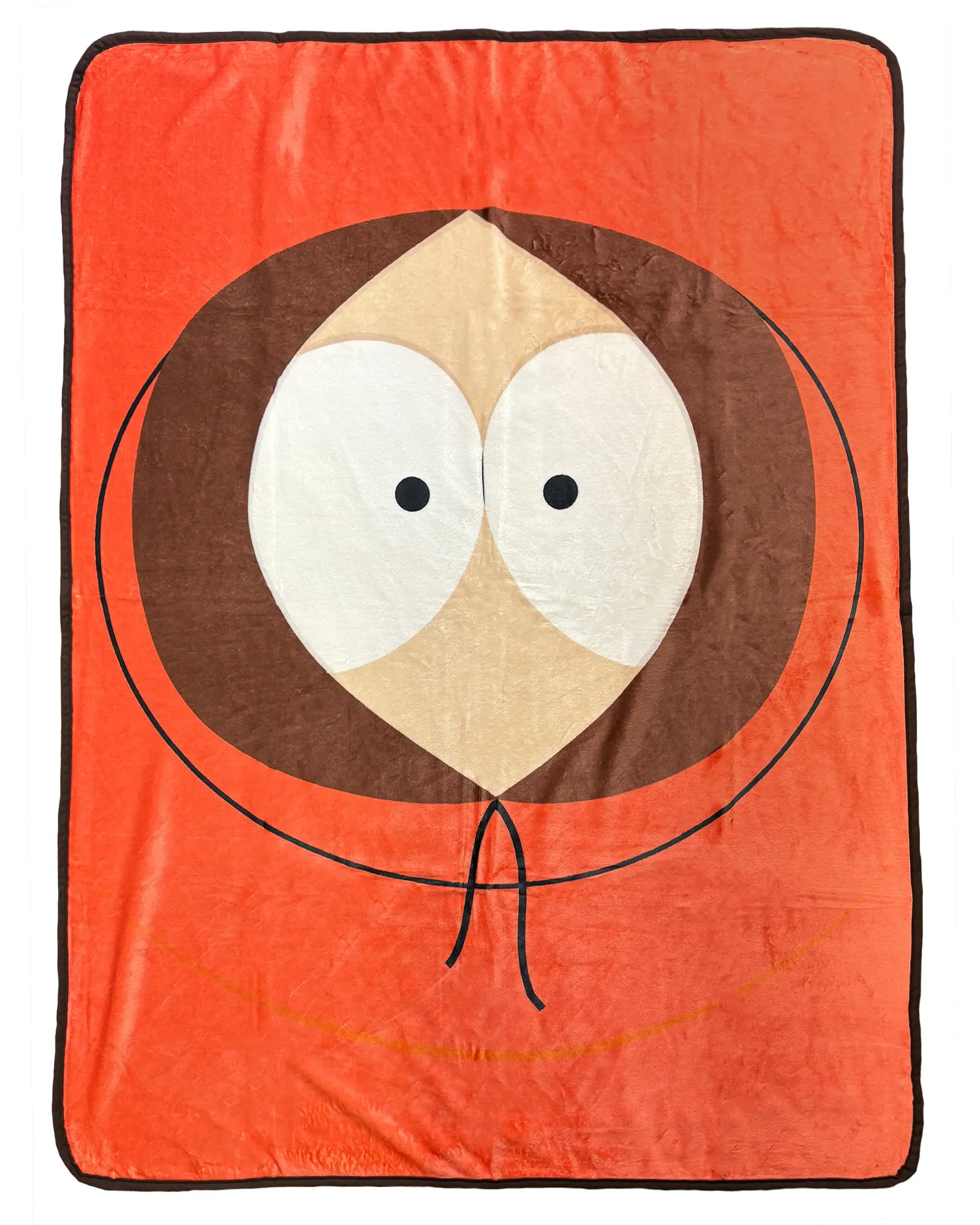 South Park Blanket Kenny Allover Orange Parka Design Plush Fleece Throw 46" x 60"