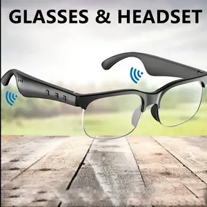 2IN1 Wireless Glasses Bluetooth Earphone For  Music & Calls Outdoor Sports Headphones