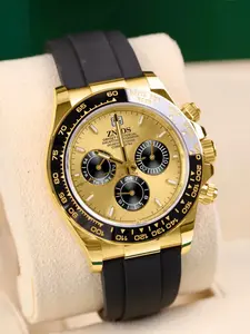 Men's Multifunctional Business Watch, Three-Eye Six-Needle Rotating Bezel Timer, Fashion Sport Watch, Dial, Alloy Case, Quartz Movement