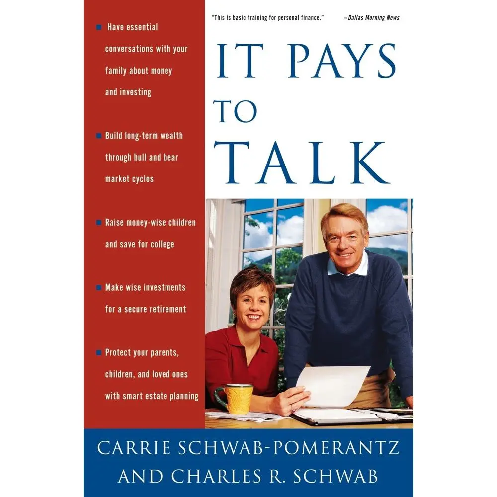 USED Book - It Pays to Talk: Effective Conversations with Your Family About Money, Investing & Building Wealth by Carrie Schwab-Pomerantz (Very Good Condition Paperback, English)