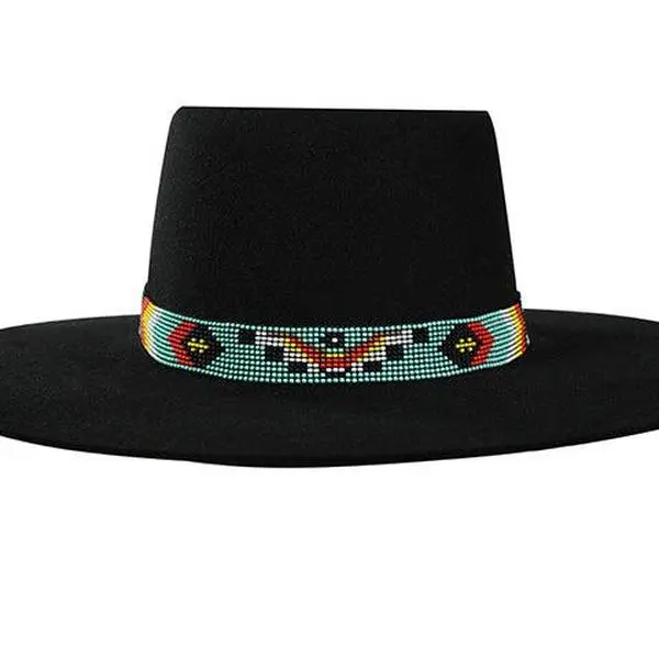 Twister Multi Colored Beaded Hatband 0276797