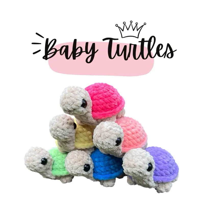 Crochet Amigrumi Baby Turtle