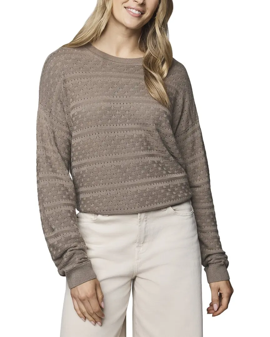 Splendid Georgie Pointelle Cashmere-Blend Sweater
