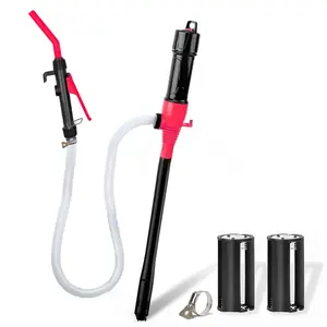Portable Power Battery Pump, Cordless Water & Fuel Transfer Pump, Battery-Powered Fuel Pump with 4ft Oil Outlet Pipe