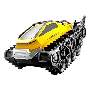 Remote Control Tank Toy, 1 Count Electric Stunt Car, Amphibious Remote Control Tracked Vehicle, Off-road Waterproof Remote Control Car, RC Tank, Birthday Gift