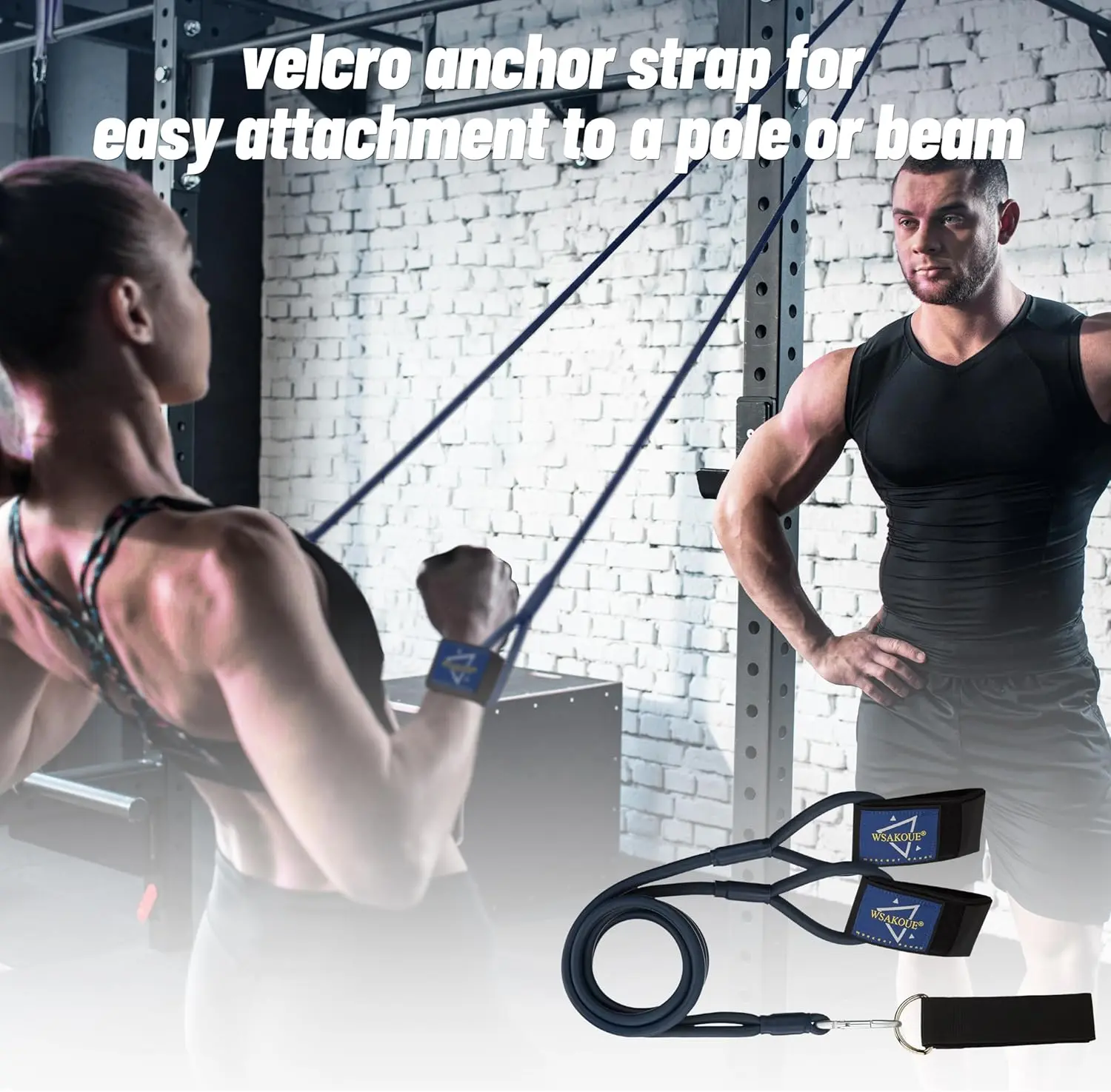 WSAKOUE Baseball Band Resistance Band for Pitchers, Arm Trainer for Throwing Training, 40lb