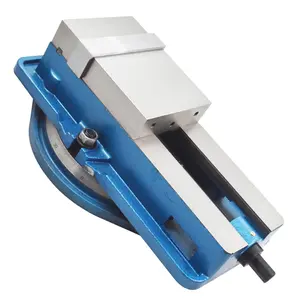 6" x 7-1/2" Lockdown CNC Milling Machine Bench Vise with 360° Swivel Base