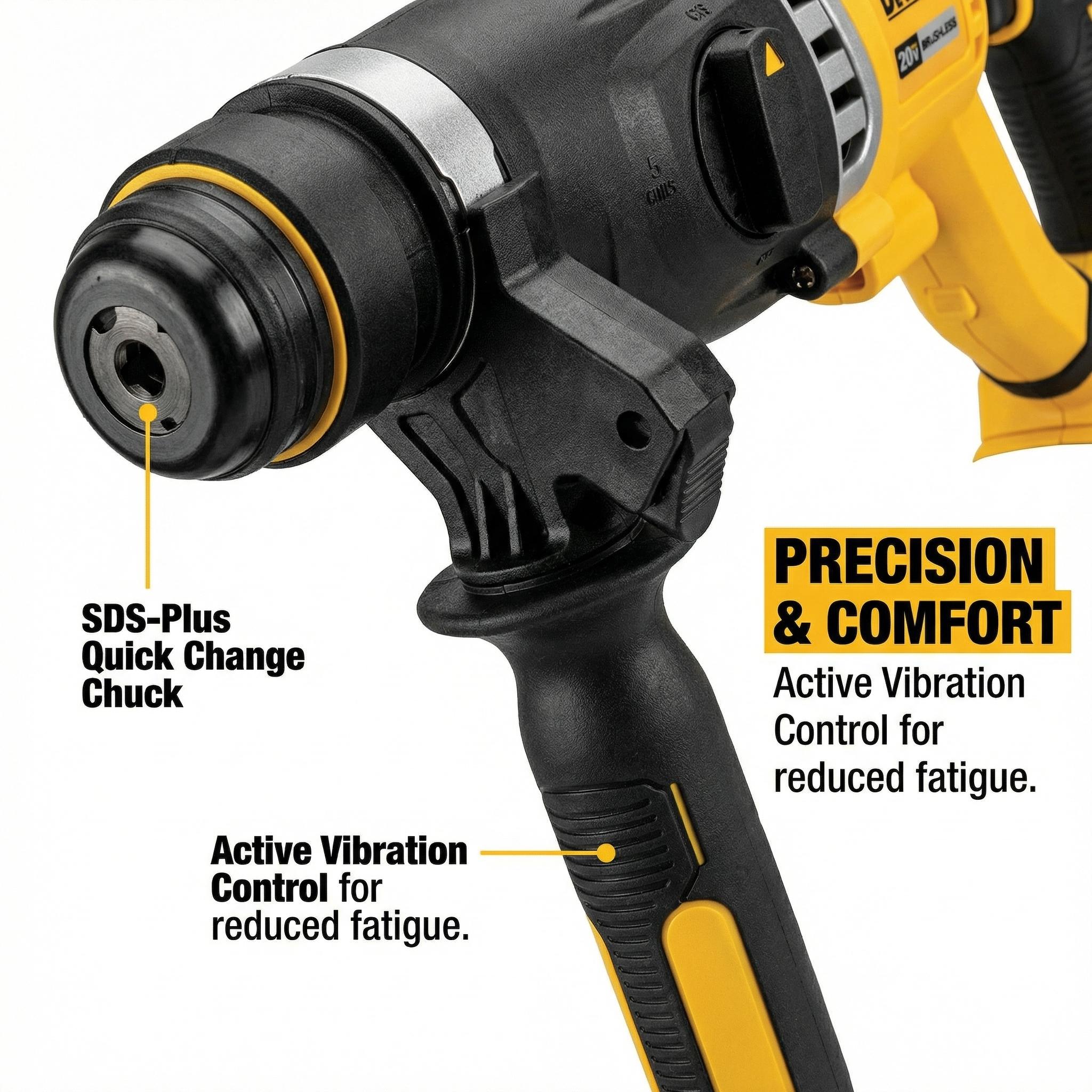 DeWalt DCH263 20V Brushless Rotary Hammer 3.0J Power drill tool set high torque screwdriver