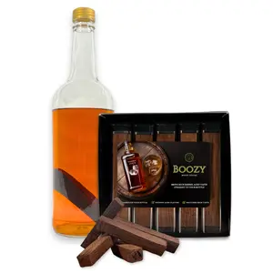 Boozy Boost Oak Infusion Sticks for Whiskey, Bourbon, Scotch, & More | Add Barrel-Aged Flavor at Home