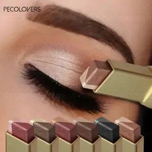Two Tone Eyeshadow Gradient Glitter Eyeshadow Stick Waterproof Long Lasting Eye Makeup For Daily For Music Festival