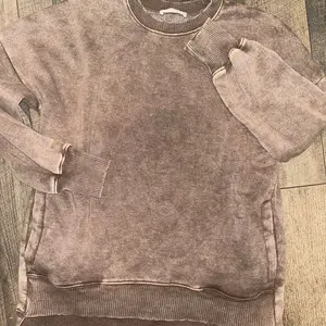 Zenana acid wash sweatshirt with pockets