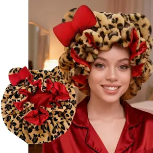 Lightweight Satin Lined Sleep Cap, Elastic Fit, No Brim Design, Suitable for Curly/wavy Hair, Fashionable Curl Care Accessory