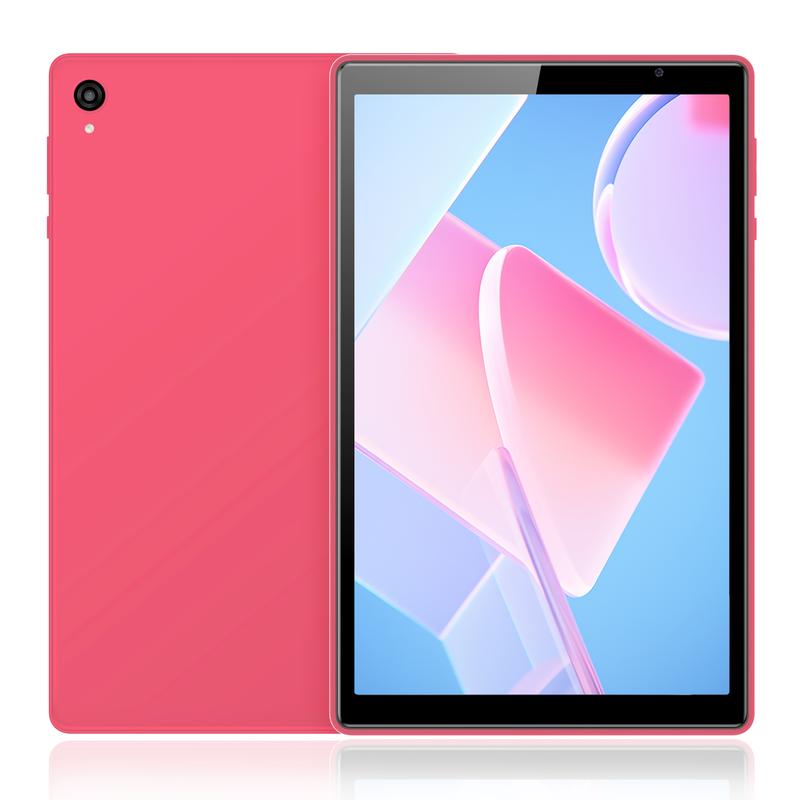Veidoo 10.1" Android Tablet – 3GB RAM, 64GB +256GB Expandable, HD Touchscreen, 5G WiFi, Face Unlock, Eye Care Mode (Rose Pink)