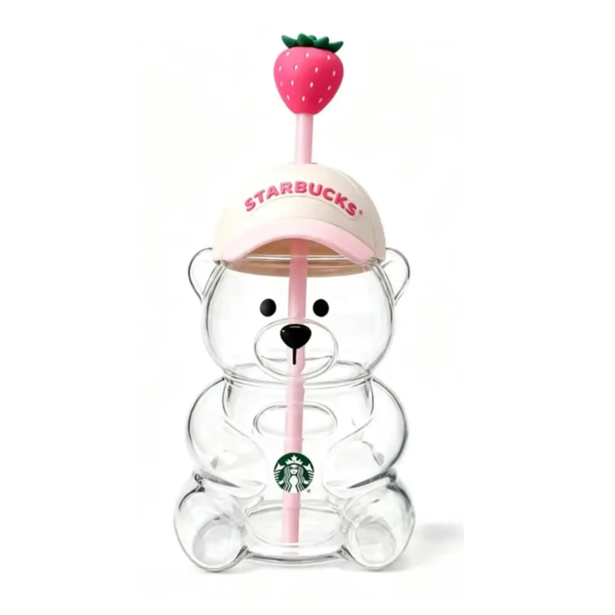 Limited Edition 20oz Starbucks x KBO Bearista Strawberry Bear Cup – Cute Reusable Tumbler