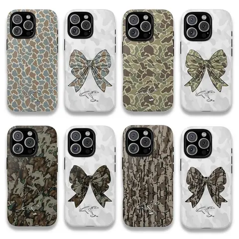 Patterned Camouflage iPhone Case - Comfortable, Slim Fit, Lightweight, Easy Install, Easy-Remove, Bendable, Precise Cuts, Polycarbonate-TPU Functional & Trendy Accessory for iPhone 16/15/14 Pro/14/13/12/11/X Pro Max Mini Plus, 2025 Streetwear Hunting Gift