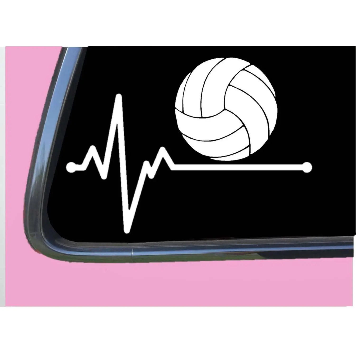 Volleyball Lifeline TP196 vinyl 8" Decal Sticker setter hitter libero