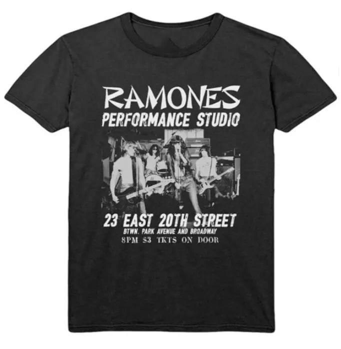 The Ramones - Cbgb 1978 - Black T-Shirt - Rock Shirt