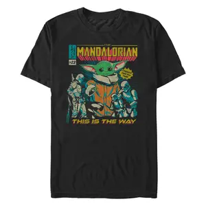 Men's Star Wars: The Mandalorian Retro Grogu This Is the Way T-Shirt