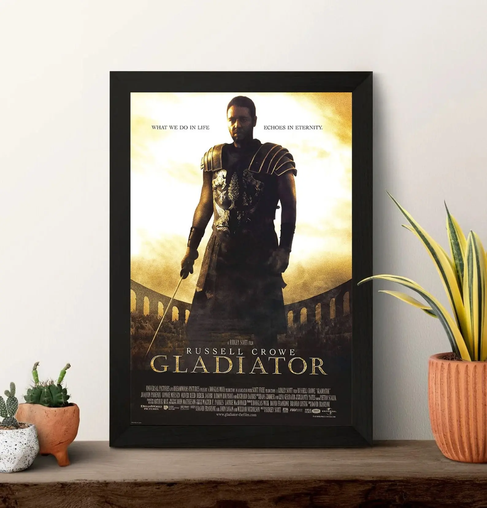 Gladiator Movie Poster (2000), Russell Crowe Wall Art, High Quality Film Print, Canvas or Photo Digital Download, Multi Size